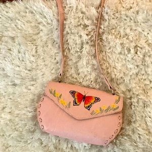 Pink butterfly 🦋 👛 purse-